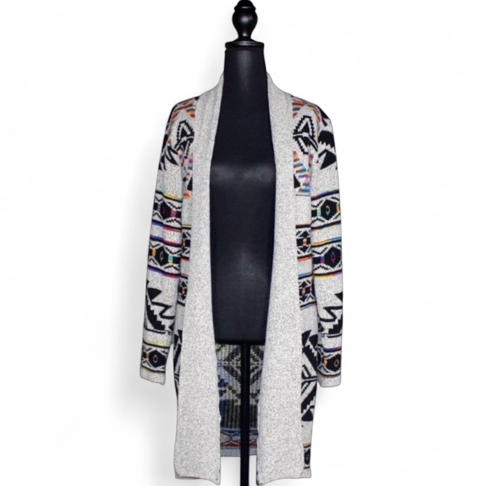Colorful Patterned Cardigan
